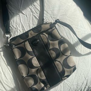 Black coach, satchel, and Crossbody